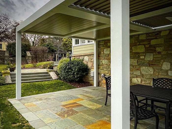 Residential Hardscape and Drainage project in rydal, pa